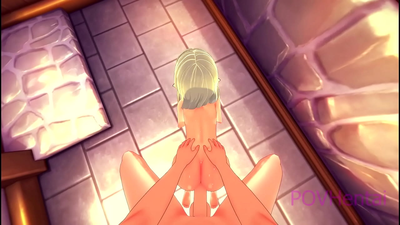 (Tuzak) Elf hizmetçi yüzünü yıkamana yardım ediyor.